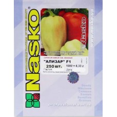 Перець солодкий Алізар F1 /250 штук насінин/